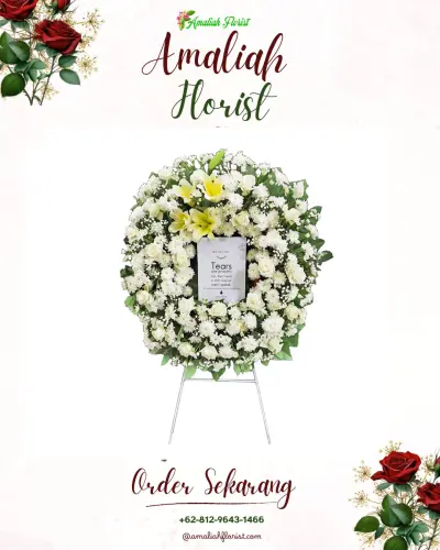 Krans Bunga Duka Cita di Kamurang