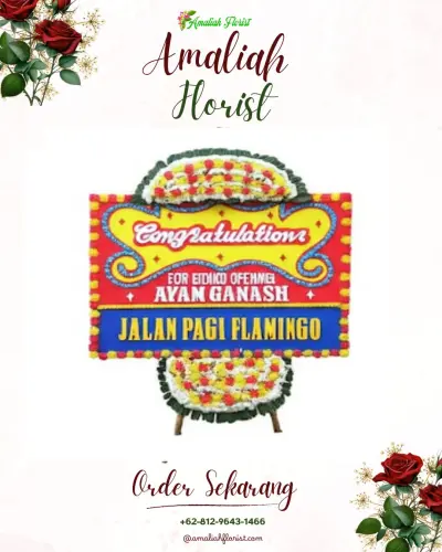 Bunga Papan Congratulation di Kamurang